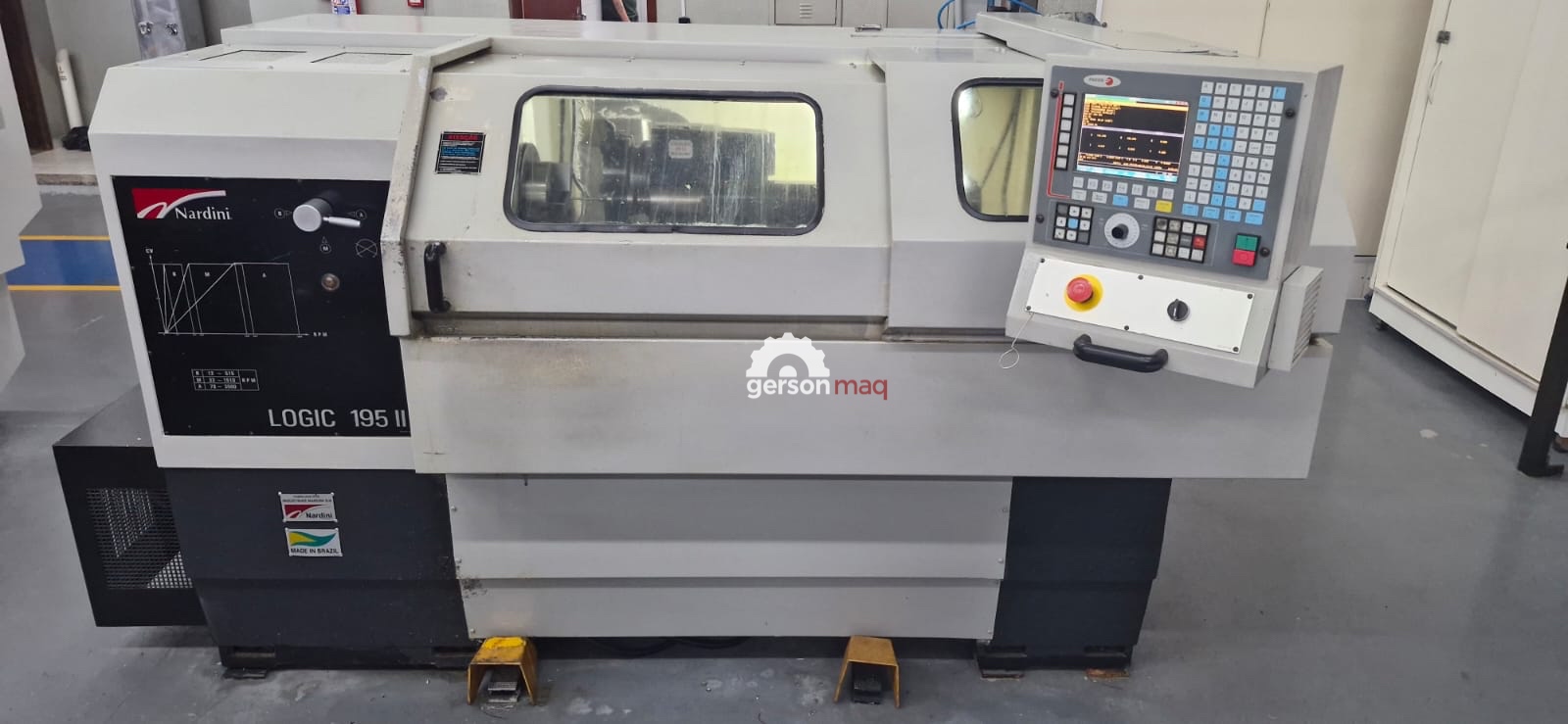 TORNO CNC NARDINI LOGIC 195 II - FAGOR - ANO 2008